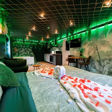 Apartament L'oasis Tropicale, Jacuzzi,